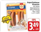 EDEKA Zschorlau - Käsewiener Angebot im Prospekt Käsewiener bei EDEKA im Zschorlau Prospekt für 3,49 €