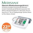 Oberarm-Blutdruckmessgerät BU512 von Medisana im aktuellen V-Markt Prospekt für 22,99 €