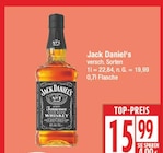 Tennessee Whiskey von Jack Daniel's für 15,99 € bei EDEKA im Angebot Tennessee Whiskey von Jack Daniel's im aktuellen EDEKA Prospekt