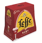 Le 2ème à -50% sur la gamme de bières 6 x 25 cl Leffe hors Blonde 6.6° - LEFFE en promo chez Supermarchés Match Metz