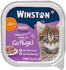 Feine Pastete mit Geflügel oder Junior Pastete reich an Geflügel Angebote von Winston bei Rossmann Kempen für 0,30 €