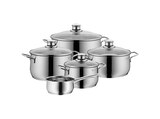 Glaeser Set im MediaMarkt Saturn Prospekt Diadem Plus, 5-teilig Topf-Set Cromargan®: Edelstahl Rostfrei 18/10 und hochwertigem Glas von WMF im aktuellen MediaMarkt Saturn Prospekt für 129,99 €