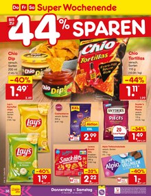 Chips im Netto Marken-Discount Prospekt "Aktuelle Angebote" mit 66 Seiten (Ulm)