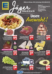 EDEKA Prospekt für Stuttgart mit 2 Seiten EDEKA Prospekt "Aktuelle Angebote" für Stuttgart, 2 Seiten, 19.10.2026 - 24.10.2026