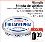 Frischkäse oder -zubereitung bei nah und gut im Trautskirchen Prospekt für 0,99 €