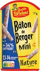Mini Bâton de Berger Nature - JUSTIN BRIDOU en promo à 2,19 € chez Intermarché Super Mini Bâton de Berger Nature - JUSTIN BRIDOU dans le catalogue Intermarché Super