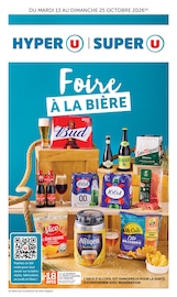 Prospectus Supermarchés Hyper U en cours à Bras et alentours, "Foire À LA BIÈRE", 18 pages, 13/10/2026 - 25/10/2026 Catalogue Supermarchés Hyper U en cours à Bras et alentours, "Foire À LA BIÈRE", 18 pages, 13/10/2026 - 25/10/2026