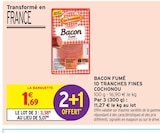 Bacon fumé 10 tranches fines - Cochonou dans le catalogue Intermarché