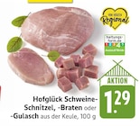 Schweine-Schnitzel im Angebot bei EDEKA in Ludwigshafen Schweine-Schnitzel Angebote von Hofglück bei EDEKA Ludwigshafen für 1,29 €