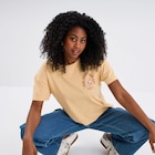 T-shirt droit manches courtes Snoopy jaune femme - La Halle T-shirt droit manches courtes Snoopy jaune femme à 12,99 € dans le catalogue La Halle