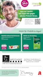 Aktueller mea - meine apotheke Apotheken Prospekt für Niederkrüchten: Unsere August-Angebote mit 4} Seiten, 01.08.2026 - 31.08.2026