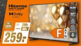QLED TV 40A5NQ im Angebot bei expert in Cham QLED TV 40A5NQ Angebote von Hisense bei expert Cham für 259,00 €