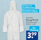 Einweg-Overall von DECO CRAFT im aktuellen ALDI SÜD Prospekt für 3,99 €