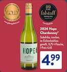 2024 Hope Chardonnay von Hope im aktuellen ALDI SÜD Prospekt für 4,99 €