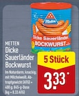Dicke Sauerländer Bockwurst im ALDI Nord Prospekt Dicke Sauerländer Bockwurst von Metten im aktuellen ALDI Nord Prospekt für 3,33 €