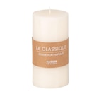 Bougie cylindrique blanche 7x14 dans le catalogue Maisons du Monde