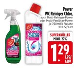 Power WC-Reiniger Chlor im EDEKA Prospekt Power WC-Reiniger Chlor von im aktuellen EDEKA Prospekt für 1,29 €