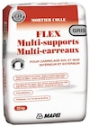 Mortier-colle FLEX multi-supports gris, forte ahérence pour carrelage jusqu'à 60x60 cm - 25 kg à Brico Dépôt dans Clamensane
