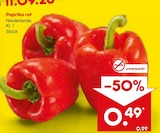 Paprika rot im Angebot bei Netto Marken-Discount in Brühl Paprika rot Angebote bei Netto Marken-Discount Brühl für 0,49 €
