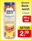 Bockwurst bei Zimmermann im Schortens Prospekt für 2,39 €