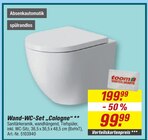 Wand-WC-Set „Cologne“ im Angebot bei toom Baumarkt in Salzgitter Wand-WC-Set „Cologne“ Angebote bei toom Baumarkt Salzgitter für 99,99 €