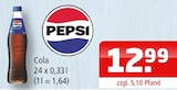 Cola Angebote von PEPSI bei Getränke Oase Selm für 12,99 €