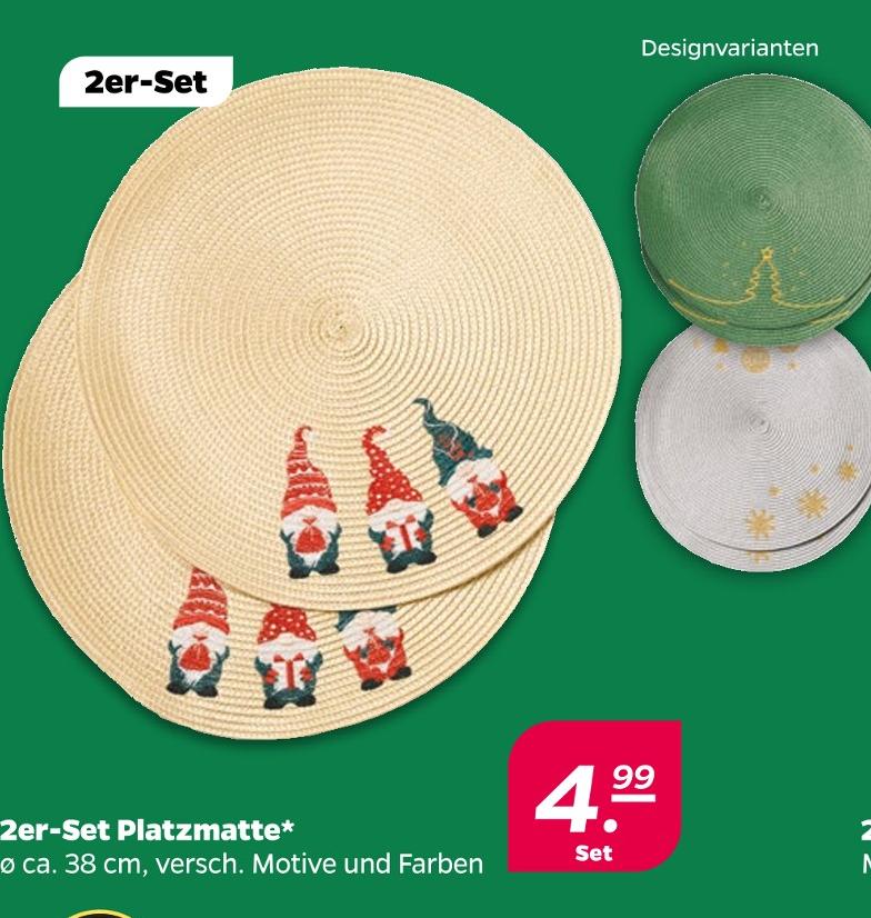 2er-Set Platzmatte
