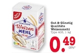 Qualitäts Weizenmehl Angebote von Gut & Günstig bei E center Karlsruhe für 0,49 €