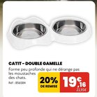 Double gamelle - Catit en promo chez Animalis Double gamelle - Catit dans le catalogue Animalis