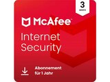 McAfee Internet Security 3 Geräte, 1 Jahr, Download Code - [PC, iOS, Mac, Android] [Multiplattform] von MCAFEE im aktuellen MediaMarkt Saturn Prospekt für 29,99 €