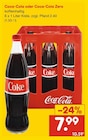 Coca-Cola oder Coca-Cola Zero Angebote von Coca-Cola bei Netto Marken-Discount Arnsberg für 7,99 €