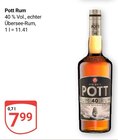 Pott Rum im Angebot bei GLOBUS in Castrop-Rauxel Pott Rum Angebote bei GLOBUS Castrop-Rauxel für 7,99 €
