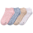 Ernstings family Nümbrecht - 4 Paar Mädchen Sneaker-Socken mit Herzen Angebot im Prospekt 4 Paar Mädchen Sneaker-Socken mit Herzen bei Ernstings family im Nümbrecht Prospekt für 6,00 €