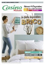 Catalogue Géant Casino "Les belles inspirations Brico", 16 pages, à Paris, 27/01/2020 - 23/02/2020 Prospectus Géant Casino "Les belles inspirations Brico", 16 pages, à Paris, 27/01/2020 - 23/02/2020