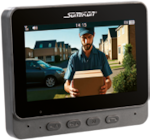 Visiophone sans fil avec écran - modèle noir - SOMIKON dans le catalogue PEARL