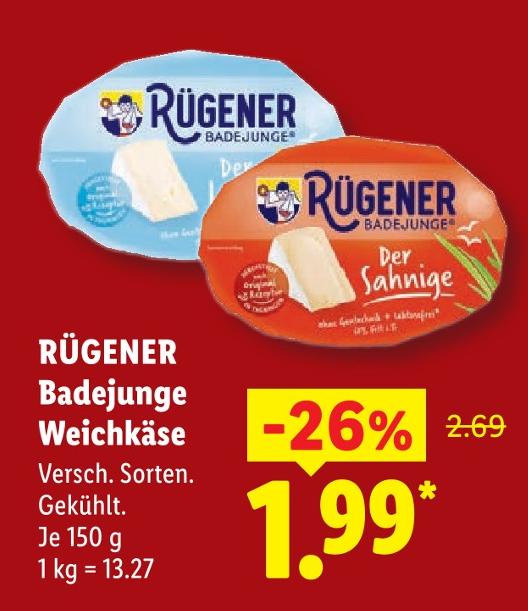 Badejunge Weichkäse