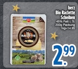 Bio Raclette Scheiben von herz im aktuellen EDEKA Prospekt für 2,99 €