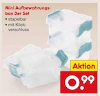 Mini Aufbewahrungsbox 3er Set im Angebot bei Netto Marken-Discount in Esslingen Mini Aufbewahrungsbox 3er Set Angebote bei Netto Marken-Discount Esslingen für 0,99 €