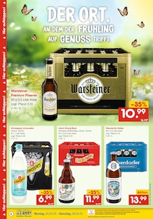 Bier im Netto Marken-Discount Prospekt "DER ORT, AN DEM DU IMMER AUSGEZEICHNETE PREISE FINDEST." mit 6 Seiten (Schonungen)