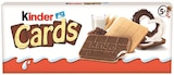 Biscuit - KINDER CARDS en promo chez Supermarchés Match Roubaix à 3,18 €