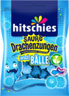Saure Drachenzungen Brizzl Bälle blau von Hitschies im aktuellen budni Prospekt