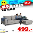 Seats and Sofas Düren - Lissabon Ecksofa Angebot im Prospekt Lissabon Ecksofa bei Seats and Sofas im Düren Prospekt für 499,00 €