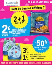 Prospectus Supermarchés E.Leclerc en cours à Dunes et alentours, "Faim de bonnes affaires ?", 24 pages, 04/08/2026 - 15/08/2026 Catalogue Supermarchés E.Leclerc en cours à Dunes et alentours, "Faim de bonnes affaires ?", 24 pages, 04/08/2026 - 15/08/2026