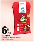 Sac à sapin "handicap international" à 6,50 € dans le catalogue E.Leclerc