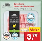 Bayerische Hähnchen-Ministeaks Angebote von Gut Ponholz bei Netto Marken-Discount Kempten für 3,79 €