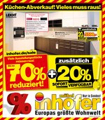 Möbel Inhofer Prospekt für Nersingen mit 20 Seiten Möbel Inhofer Prospekt für Nersingen: "Küchen-Abverkauf! Vieles muss raus!", 20 Seiten, 26.03.2021 - 17.04.2021
