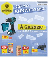 Promos Bricolage dans le catalogue "OFFRES ANNIVERSAIRE" de Espace Emeraude Bricolage en promo dans le catalogue Espace Emeraude à la page 1