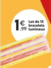 Lot de 15 bracelets lumineux dans le catalogue Maxi Bazar