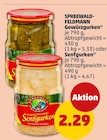 Gewürzgurken oder Senfgurken von SPREEWALD-FELDMANN im aktuellen Penny Prospekt für 2,29 €