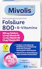 Folsäure 800 + B-Vitamine Tabletten 60 St von Mivolis im aktuellen dm-drogerie markt Prospekt für 1,95 €